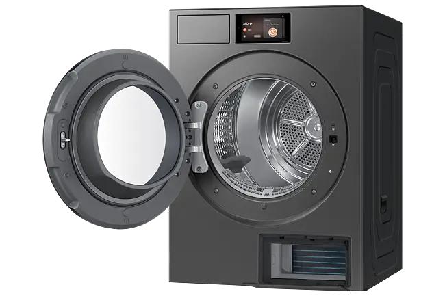 Samsung Bespoke AI 17kg Dryer with All-In-One Control & Hybrid Heat Pump Technology – Dark Steel (DV90F17CDSFA)