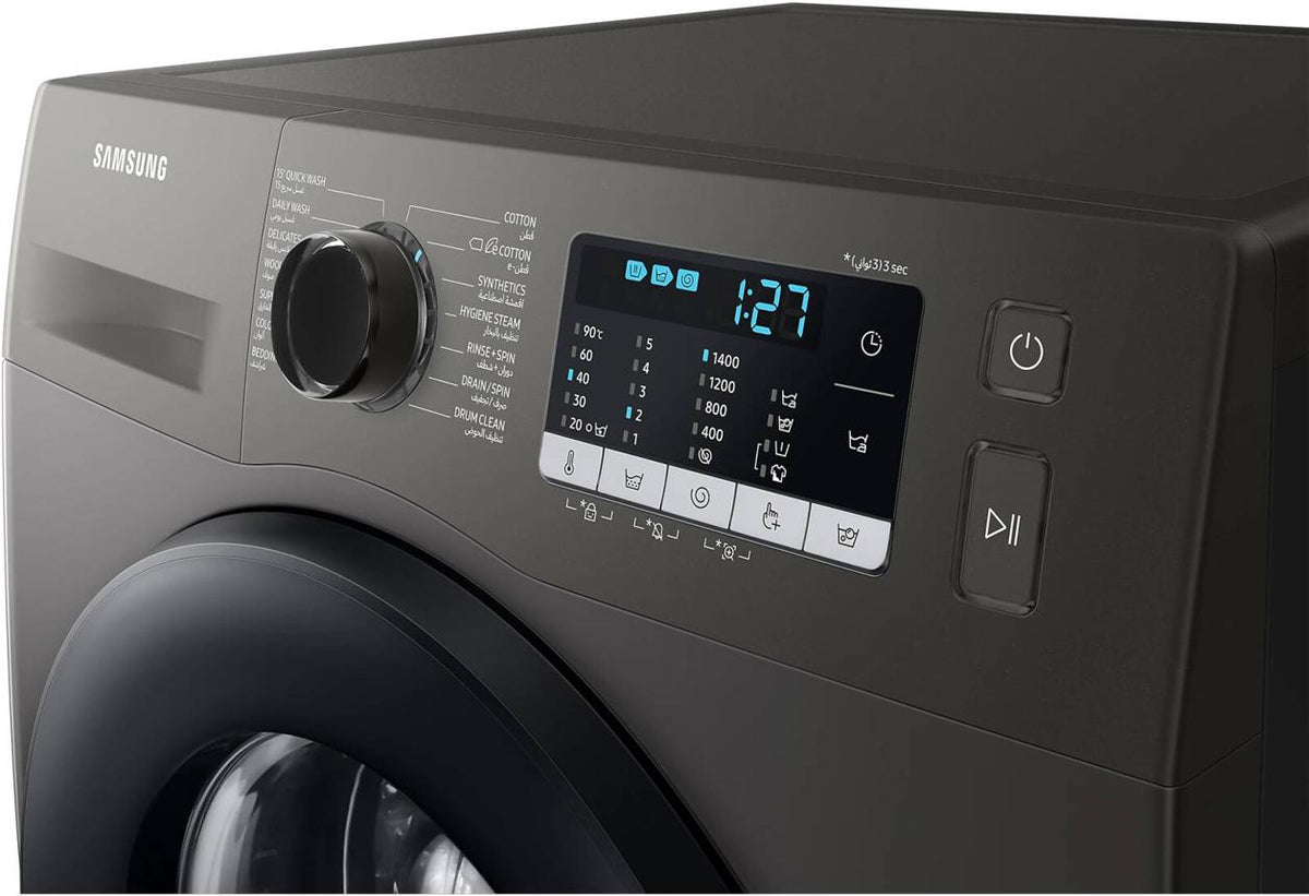 Samsung 8kg Front Loader Washing Machine – Inox Silver (WW80TA046AX/FA)