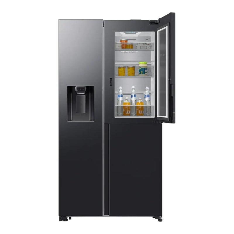 Samsung Side-by-Side 609L Food Showcase – Gentle Black (RS80F64G2FFA)