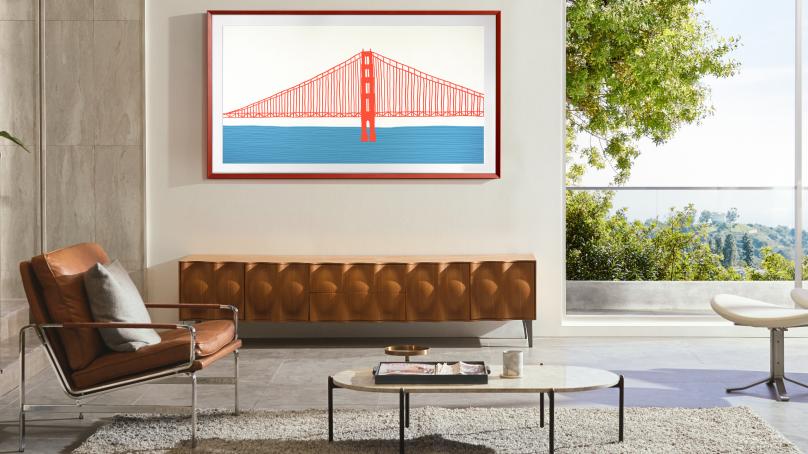 Samsung 65" Customizable Frame for 2021 The Frame TV – Terracotta