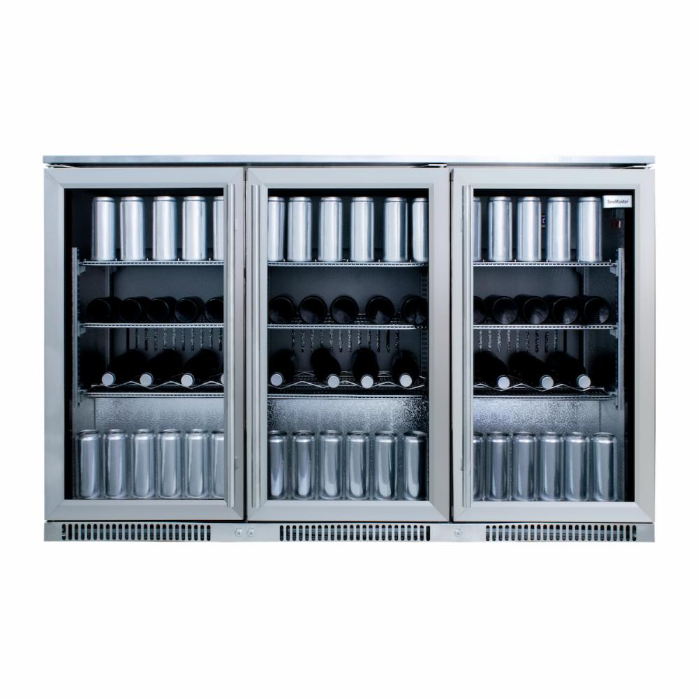 SnoMaster 300L Under-Counter Beverage Cooler – Stainless Steel (SD-300SS)