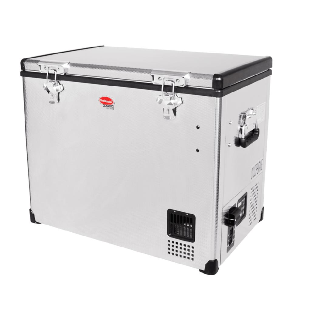 SnoMaster 80L Single Compartment Portable Fridge/Freezer AC/DC – Stainless Steel (SMDZ-CL80)