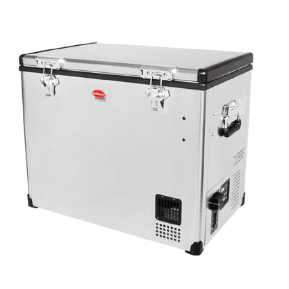 SnoMaster 80L Single Compartment Portable Fridge/Freezer AC/DC – Stainless Steel (SMDZ-CL80)