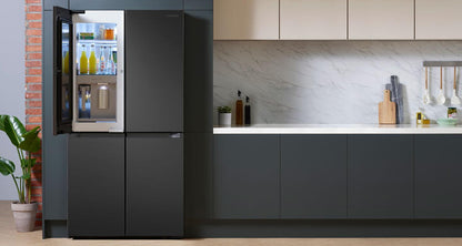Samsung Bespoke 630L French Door Refrigerator with Beverage Center™ – Black (RF29BB8600MTFA)