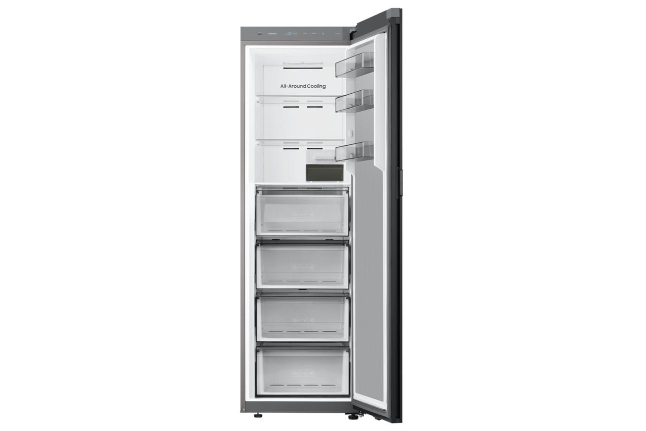 Samsung Bespoke AI 1 Door Upright Freezer – Gentle Silver 323L (RZ70H32H1TFA)