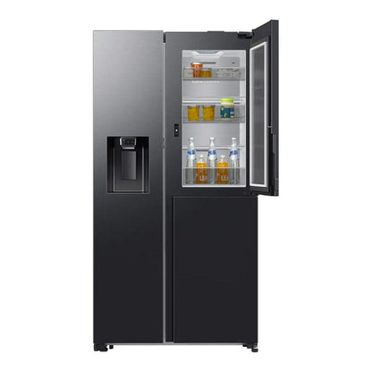 Samsung Side-by-Side 609L Food Showcase – Gentle Black (RS80F64G2FFA)