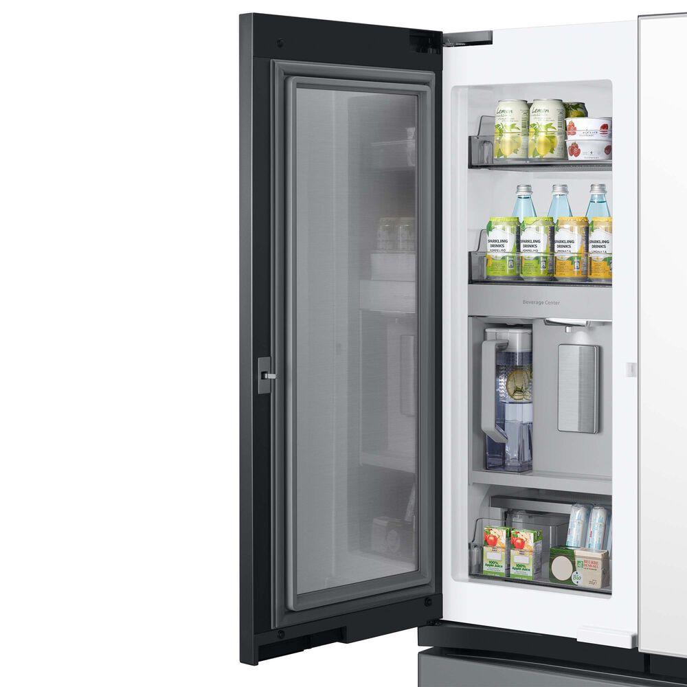 Samsung Bespoke AI 704L French Door Refrigerator with Customisable Design & See-Thru Door – White (RF71DB975012FA)