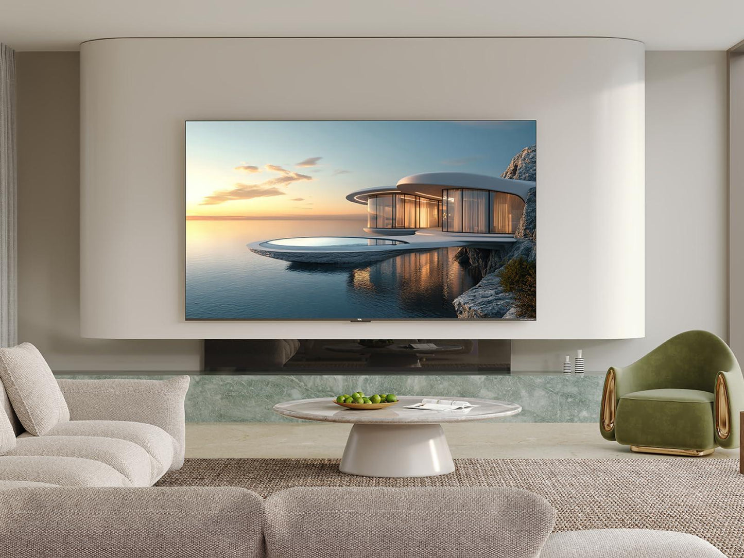 TCL 55-Inch C6K Premium QD Mini LED 4K Google TV – 144Hz Smart TV with ONKYO 2.1 Audio (55C6K)