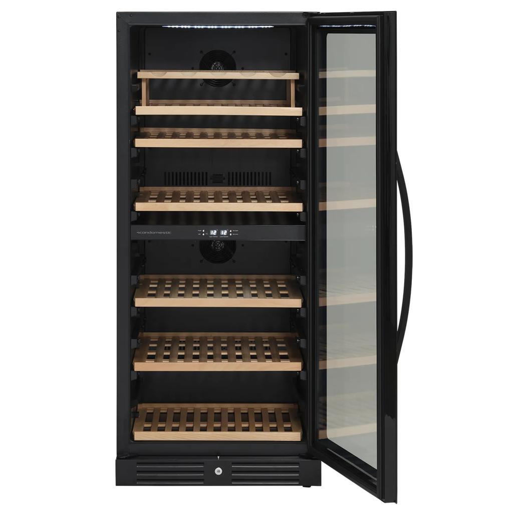 SnoMaster 78 Bottle Dual Zone Wine Cooler – Pro Series (SMWC-78PRO(H))
