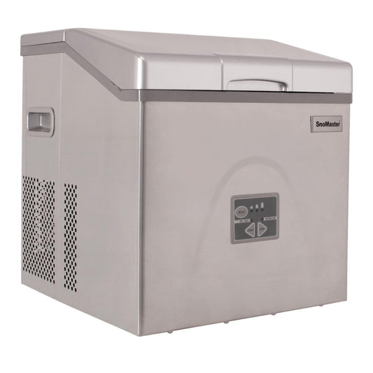 SnoMaster 20Kg Portable Ice Maker – Stainless Steel (ZBC-20)