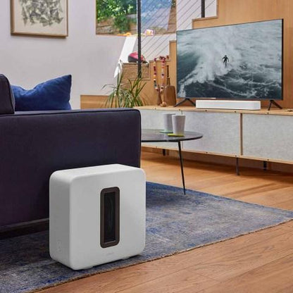 Sonos Sub (Gen 3) Premium Wireless WiFi Subwoofer – White (SUBG3EU1)