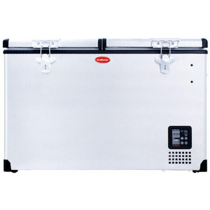 SnoMaster 82.5L Dual Compartment Fridge/Freezer – Stainless Steel (SMDZ-TR82D)