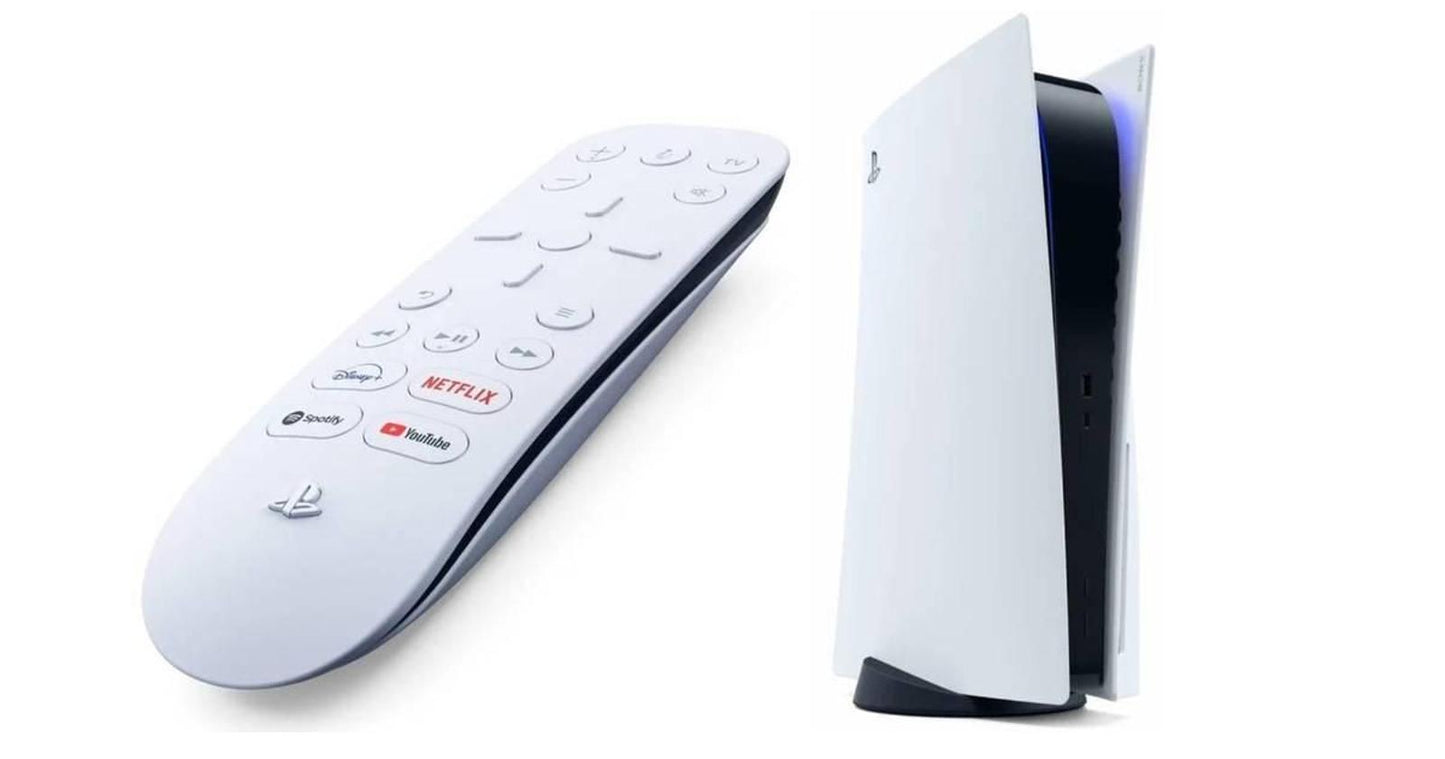 Sony PlayStation 5 Media Remote – Glacier White (PS5 Media Remote)