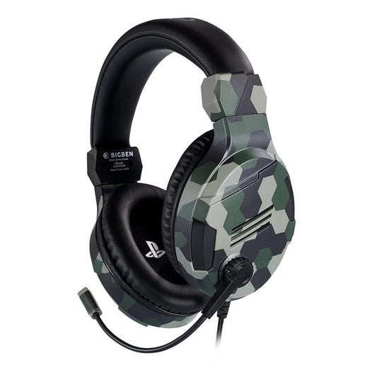 Bigben Stereo Gaming Headset for PS4 – Camo Green