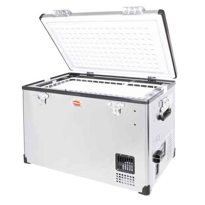 SnoMaster 60L Single Compartment Portable Fridge/Freezer AC/DC – Stainless Steel (SMDZ-CL60)