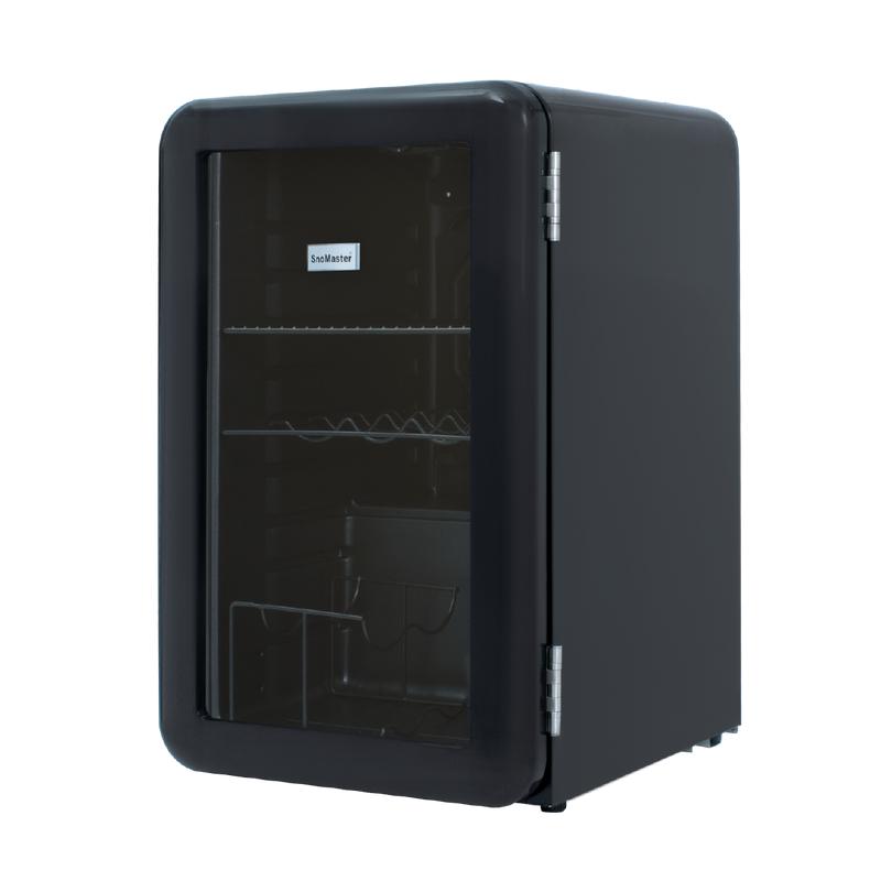 SnoMaster 68L Retro Counter-Top Beverage Cooler – Black (SC-70R)