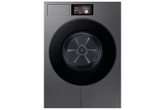 Samsung Bespoke AI 17kg Dryer with All-In-One Control & Hybrid Heat Pump Technology – Dark Steel (DV90F17CDSFA)