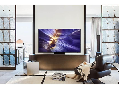Samsung 77-Inch S90F 4K OLED Vision AI Smart TV – Black (QA77S90FAEXXA)