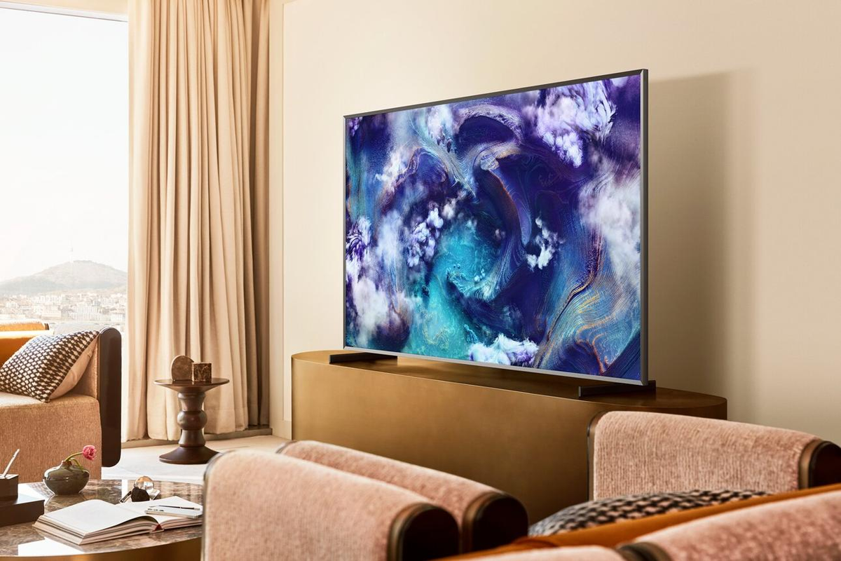 Samsung 75-Inch QN900F Neo QLED 8K Vision AI Smart TV – Titan Black (QA75QN900FUXZA)