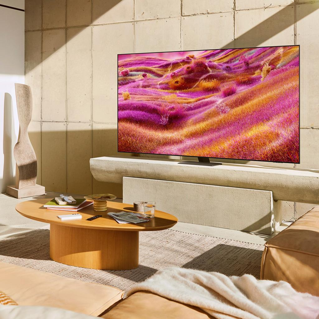 Samsung 65-Inch Neo QLED 4K Vision AI Smart TV – Black (QA65QN90FAUXXA)