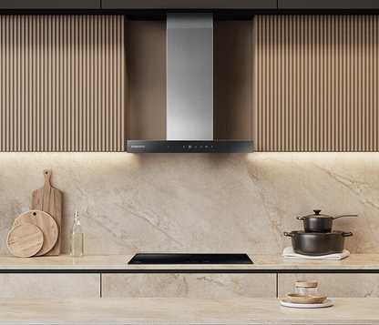 Samsung 60cm Wall Mount Extractor with Washable Aluminum Filter, LED Lights & Touch Control – Stainless Steel (NK24C5070US/FA)