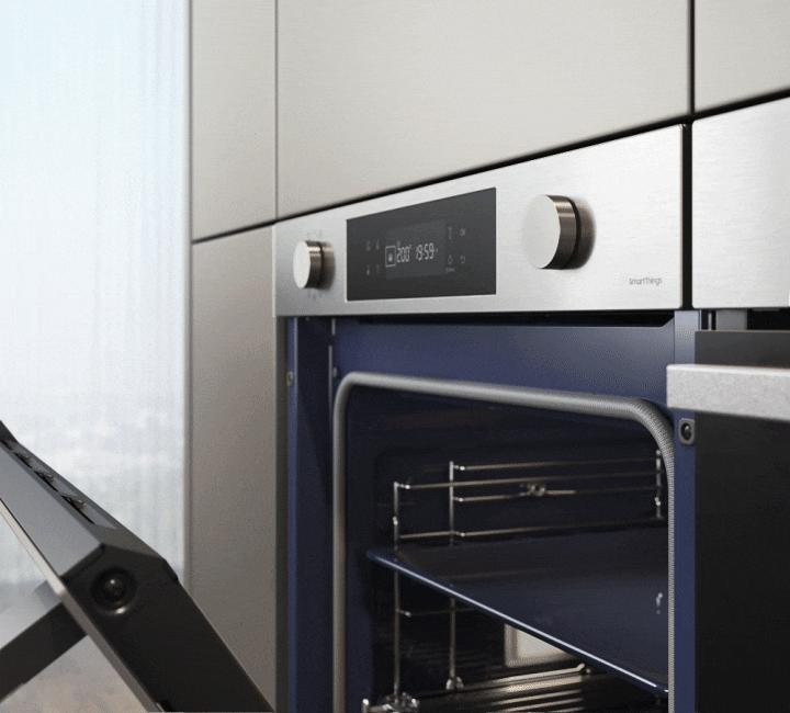 Samsung 60cm Series 4 Smart Oven with Catalytic Cleaning – 76L (NV7B41403AS/FA)