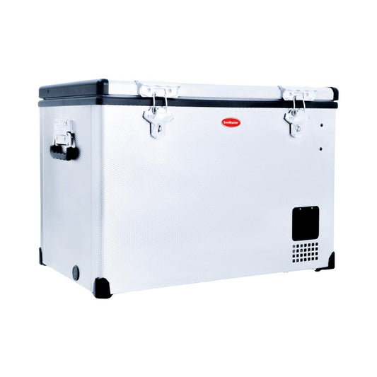 SnoMaster 60L Single Compartment Portable Fridge/Freezer AC/DC – Stainless Steel (SMDZ-CL60)