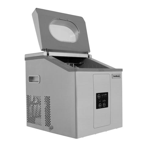 SnoMaster 15Kg Portable Ice Maker – Stainless Steel (ZBC-15)