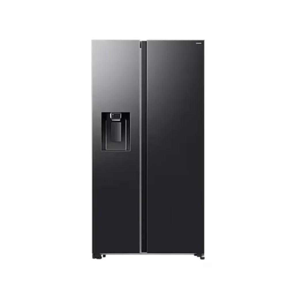 Samsung Bespoke AI Side-by-Side Refrigerator with Auto Water & Ice Dispenser – Black 617L (RS70F65K2FFA)