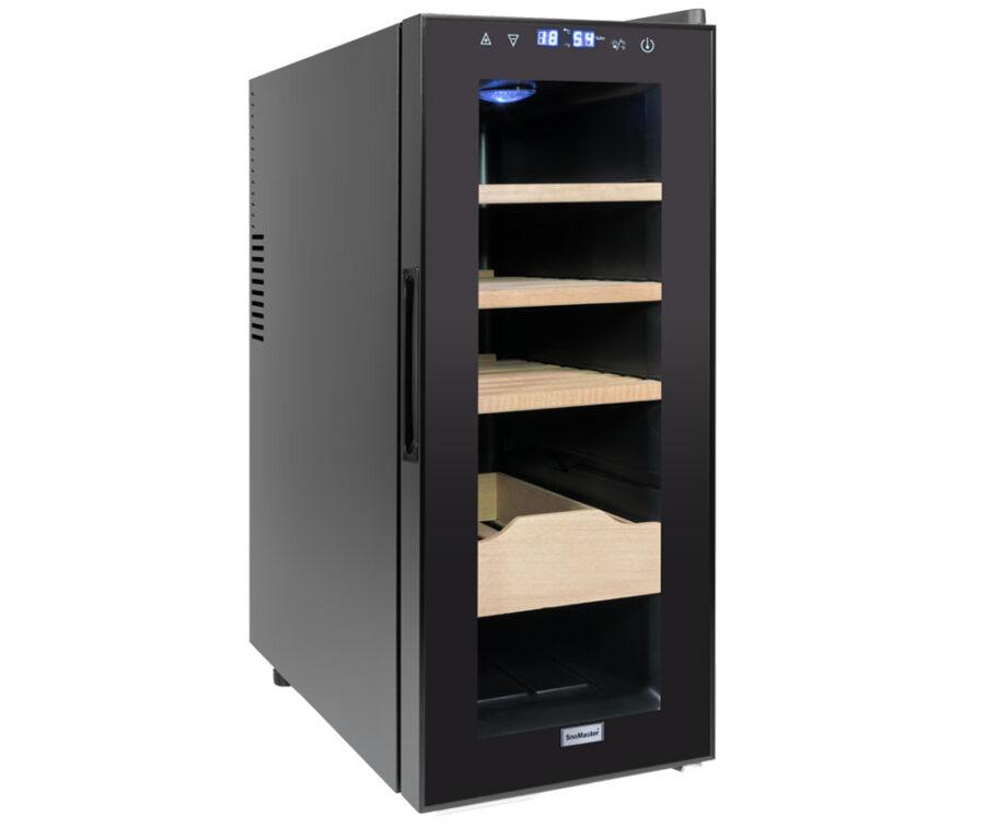 SnoMaster 35L Counter-Top Thermo-Cooled Cigar Humidor – Black (Z150163)
